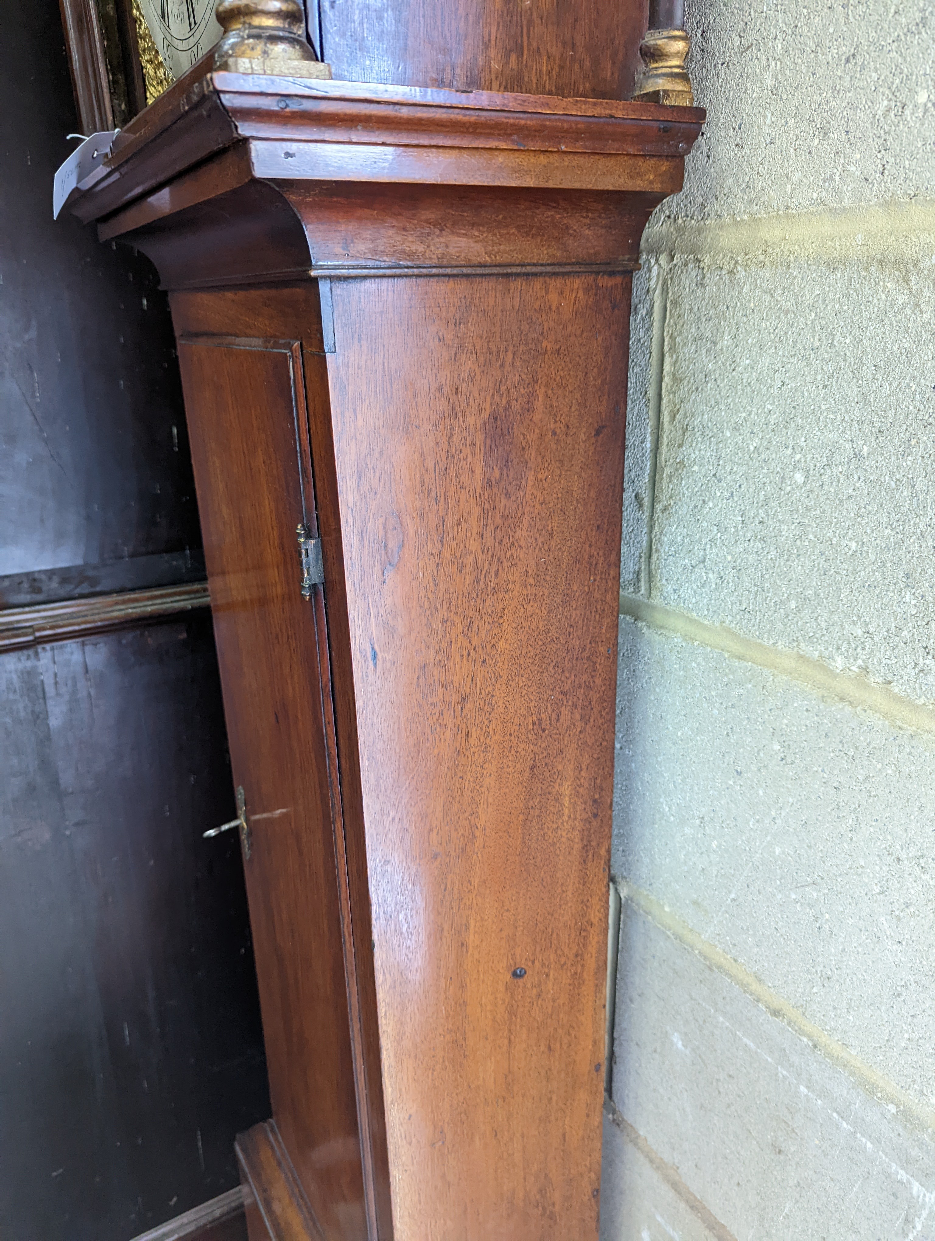 A George III mahogany 8 day longcase clock, marked John Masters, height 196cm